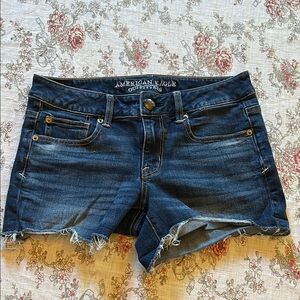 American Eagle Outfitters Dark Blue Jean Shorts